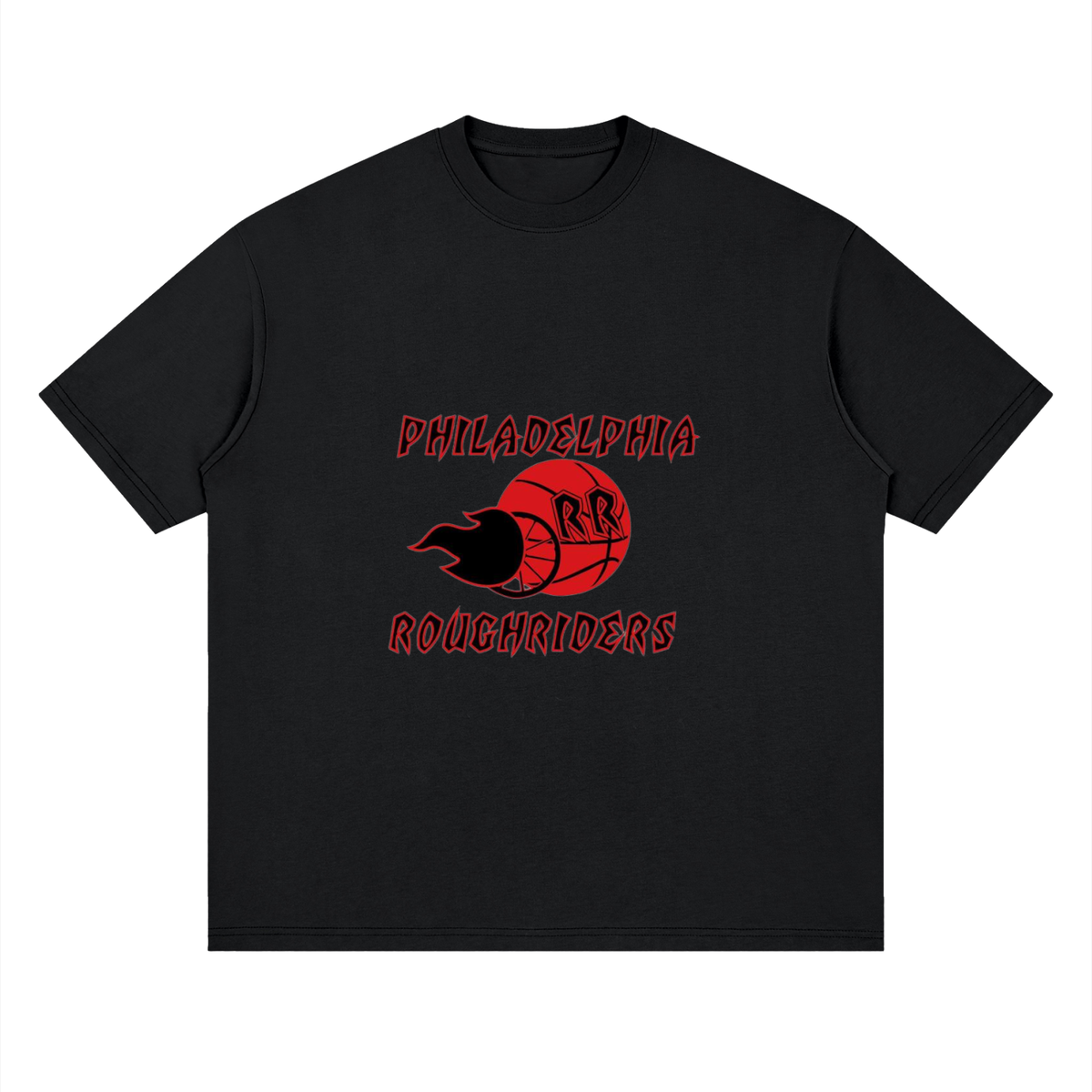 Philly RoughRiders Streetwear Loose Drop Shoulder T-Shirt
