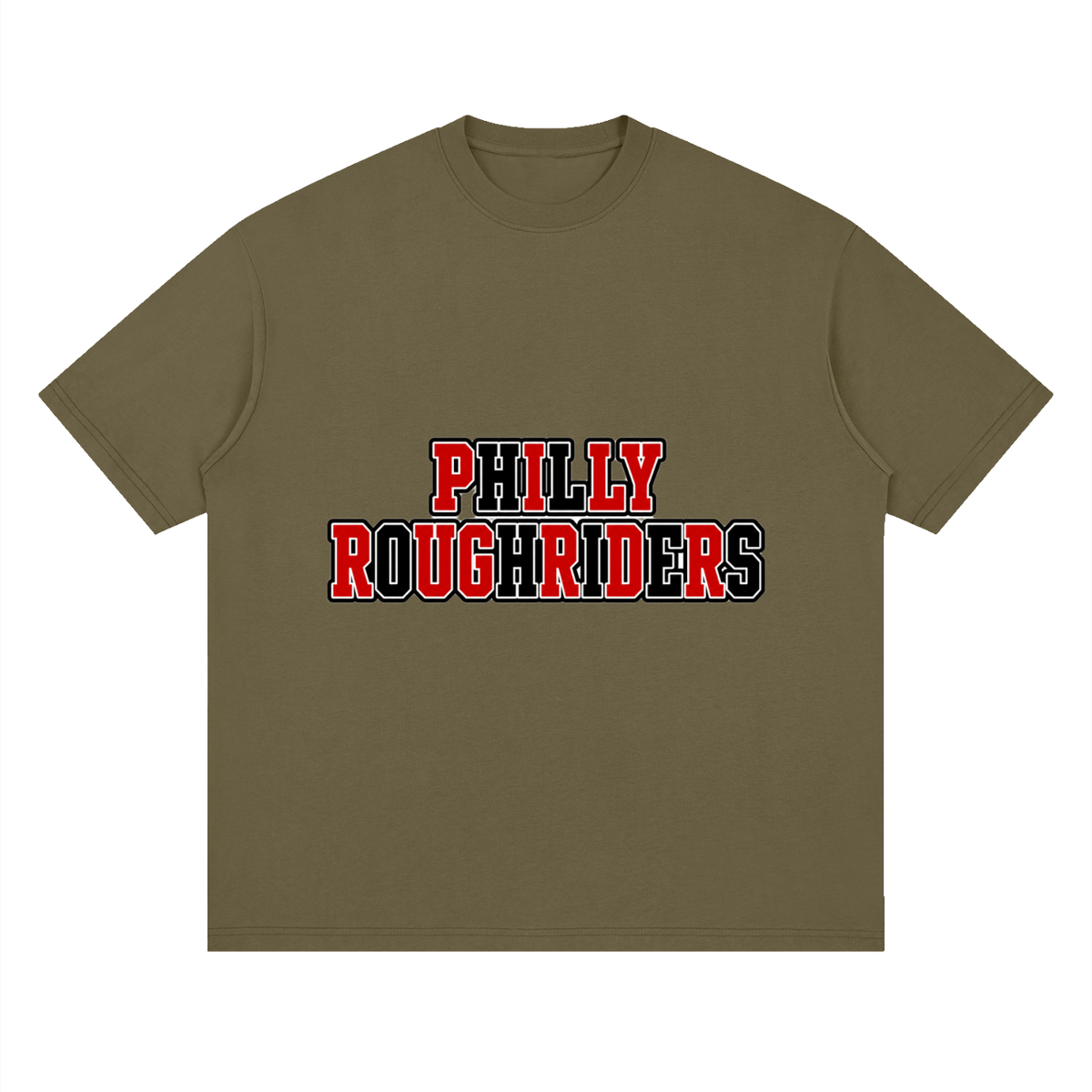 Philly Roughriders Streetwear Loose Drop Shoulder T-Shirt