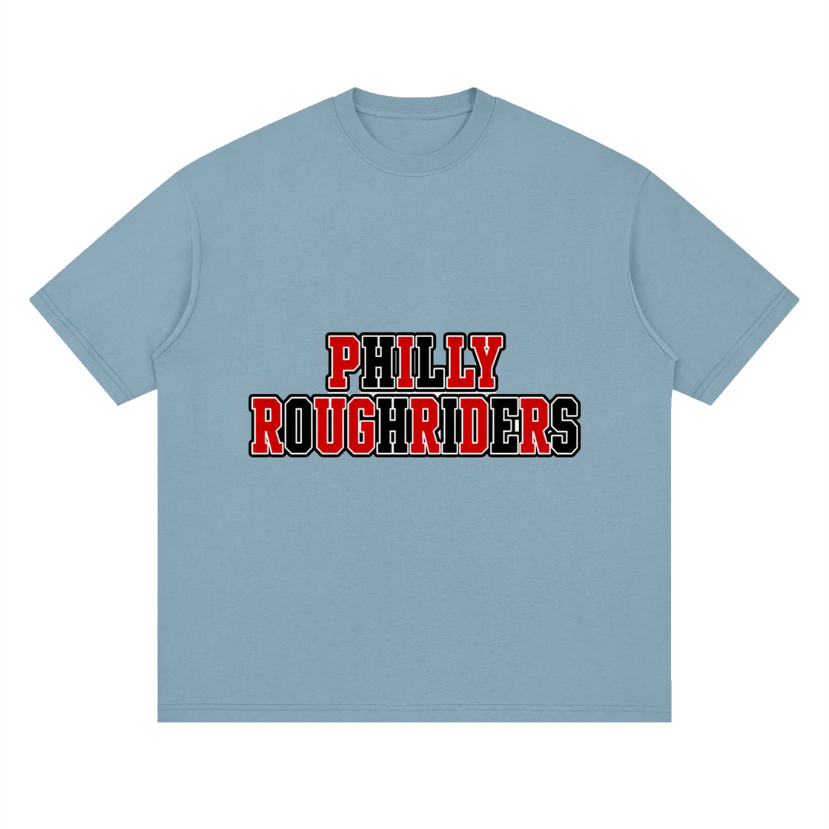 Philly Roughriders Streetwear Loose Drop Shoulder T-Shirt