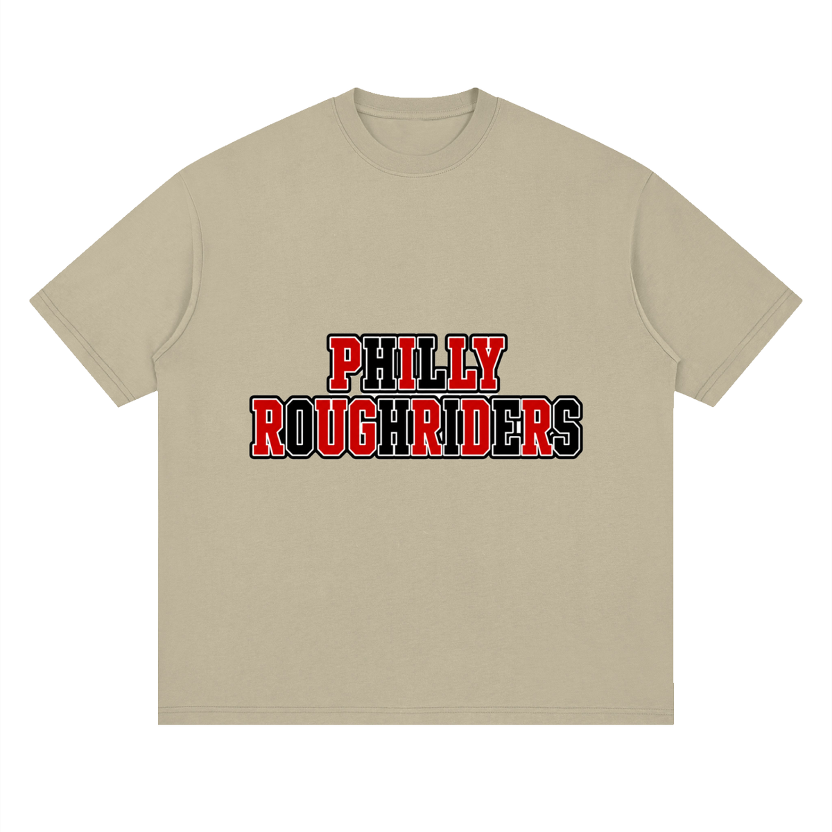 Philly Roughriders Streetwear Loose Drop Shoulder T-Shirt