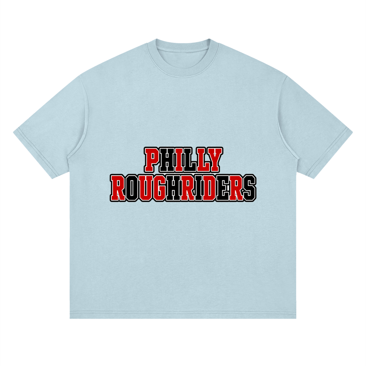 Philly Roughriders Streetwear Loose Drop Shoulder T-Shirt