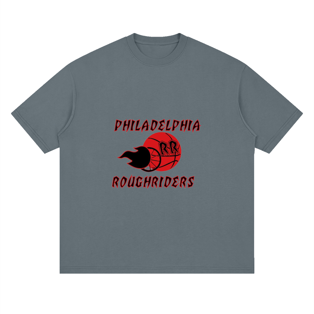 Philly RoughRiders Streetwear Loose Drop Shoulder T-Shirt