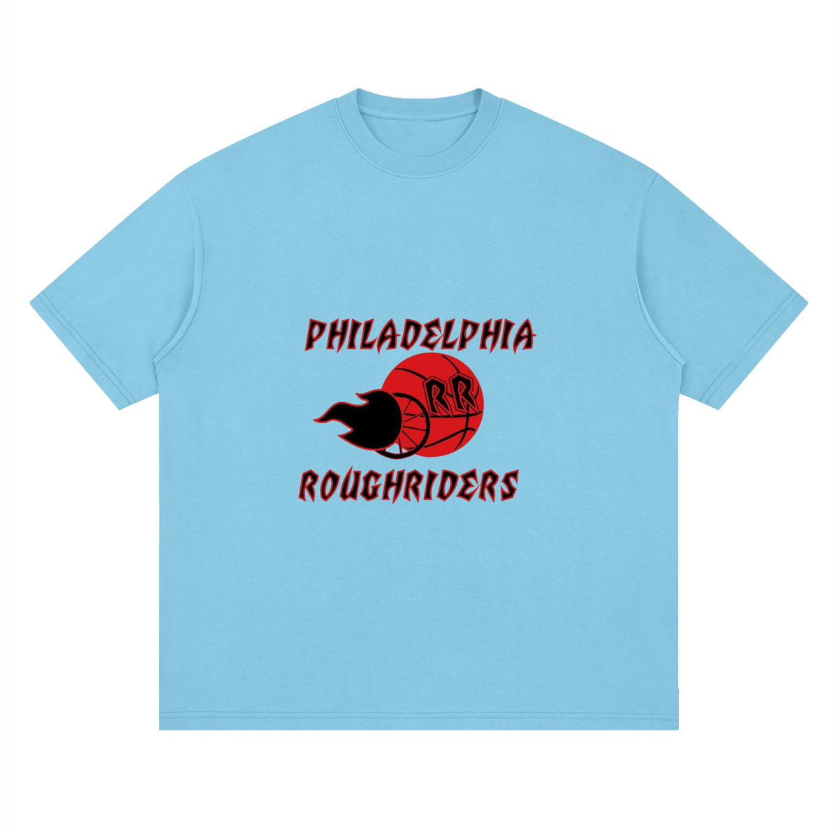Philly RoughRiders Streetwear Loose Drop Shoulder T-Shirt