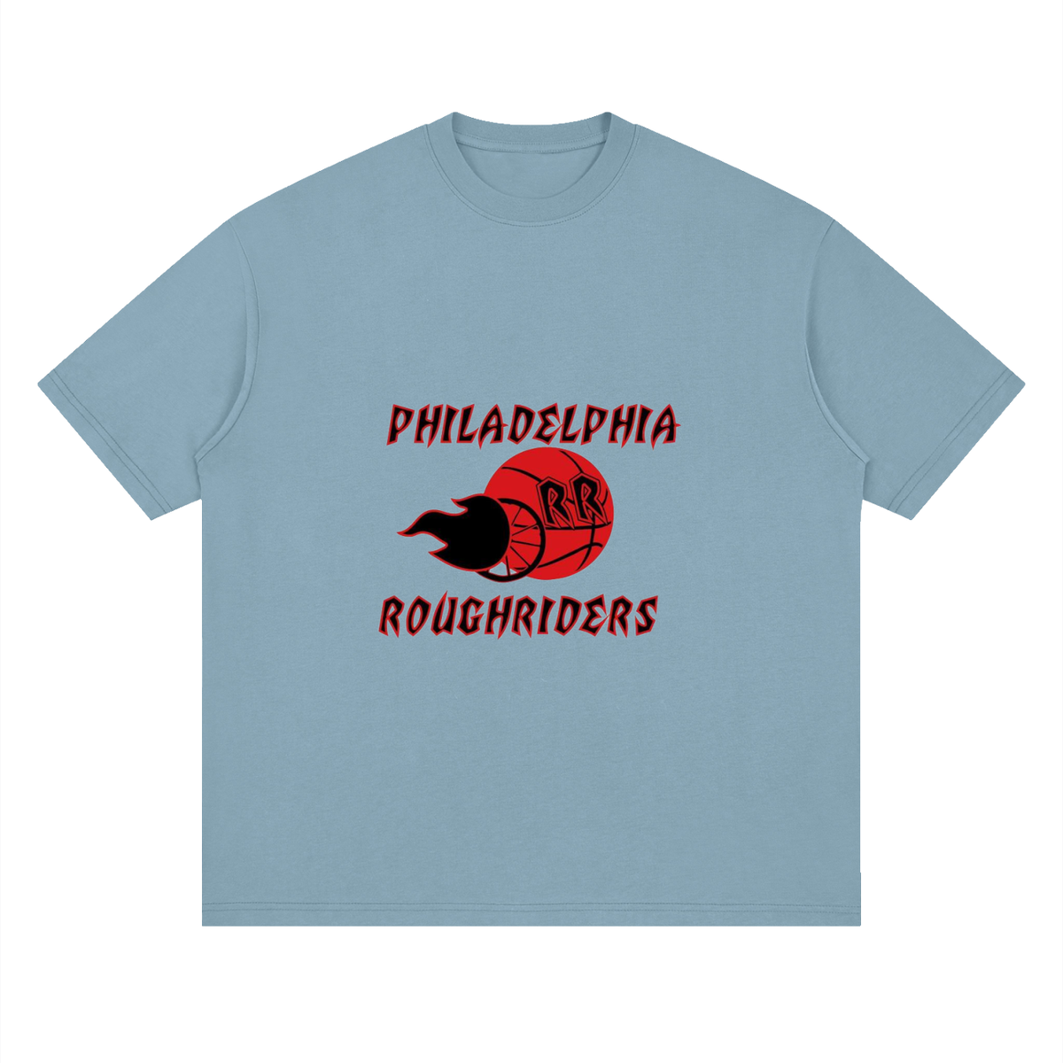Philly RoughRiders Streetwear Loose Drop Shoulder T-Shirt