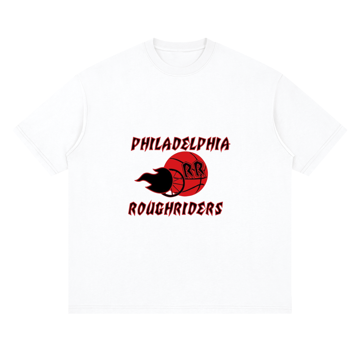 Philly RoughRiders Streetwear Loose Drop Shoulder T-Shirt