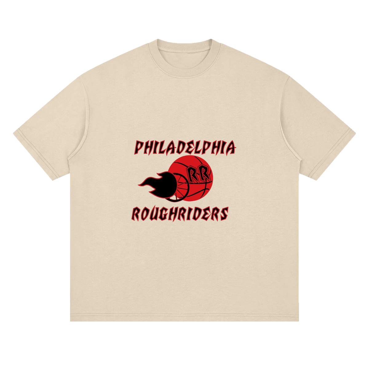 Philly RoughRiders Streetwear Loose Drop Shoulder T-Shirt