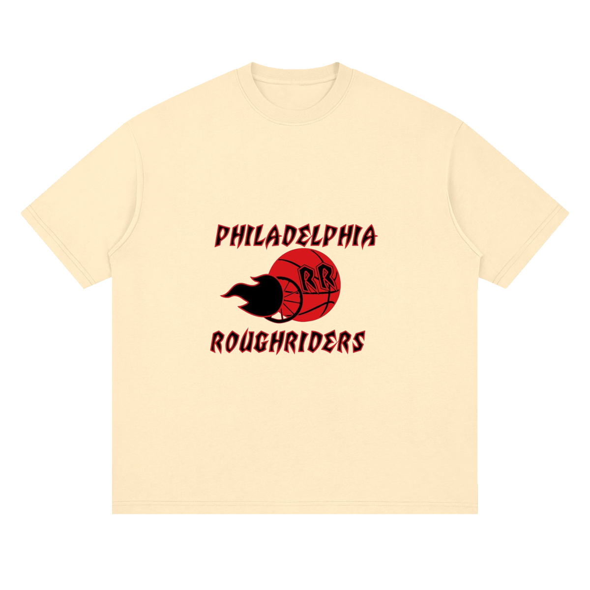 Philly RoughRiders Streetwear Loose Drop Shoulder T-Shirt