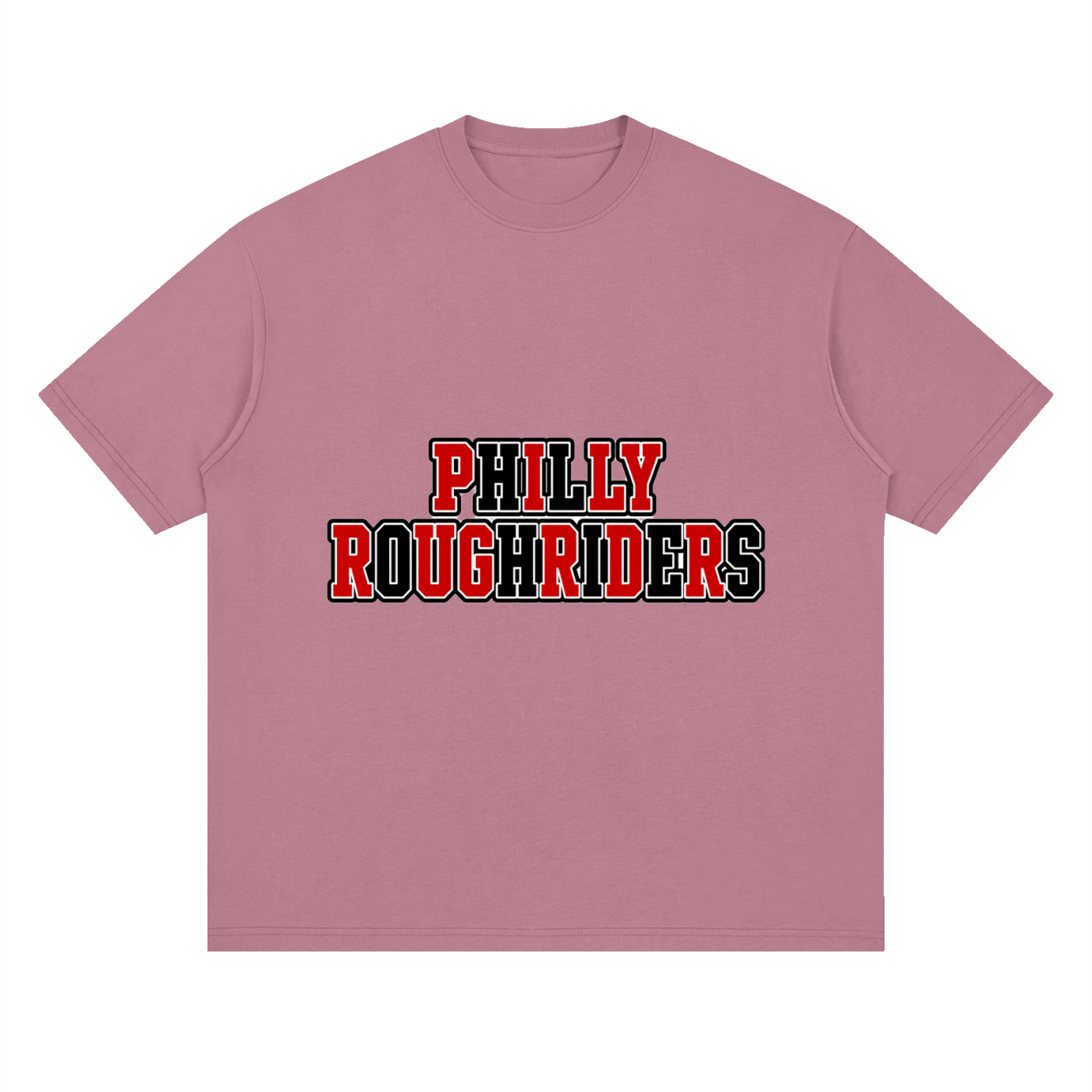 Philly Roughriders Streetwear Loose Drop Shoulder T-Shirt