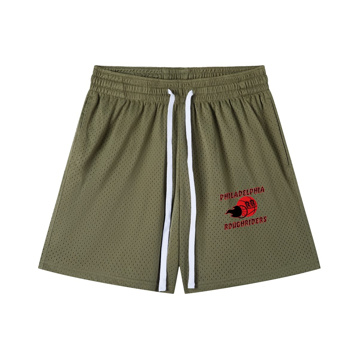 Philly RoughRiders Mesh Drawstring Shorts