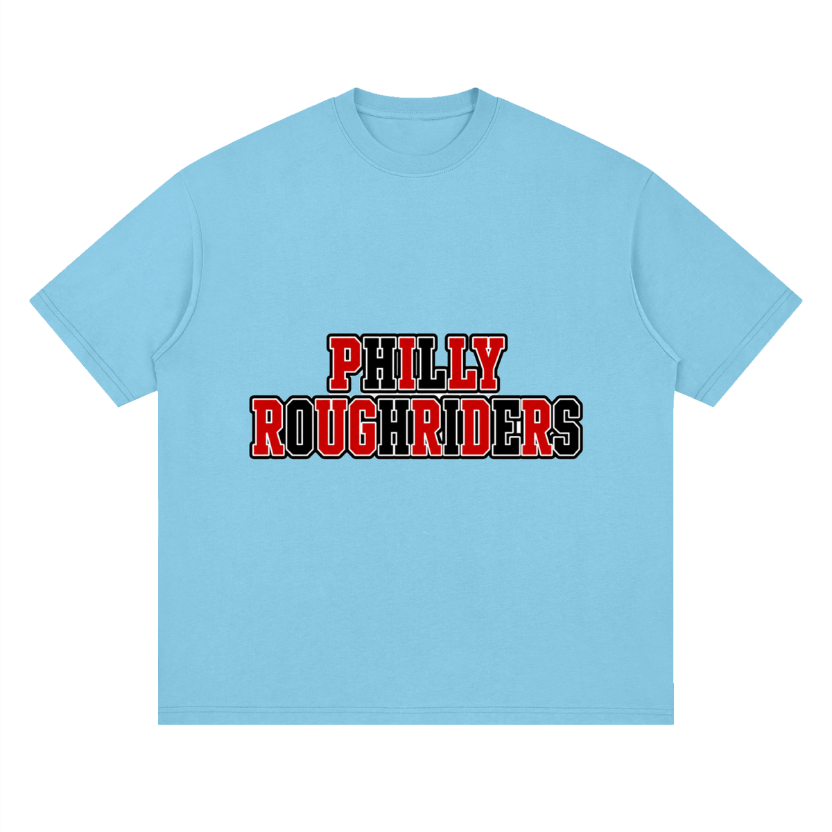 Philly Roughriders Streetwear Loose Drop Shoulder T-Shirt