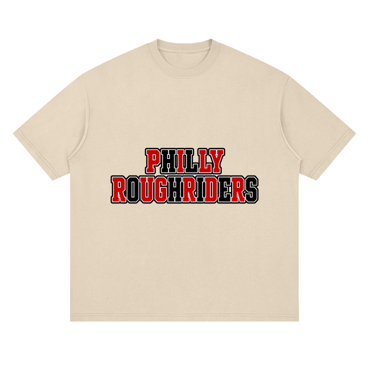 Philly Roughriders Streetwear Loose Drop Shoulder T-Shirt