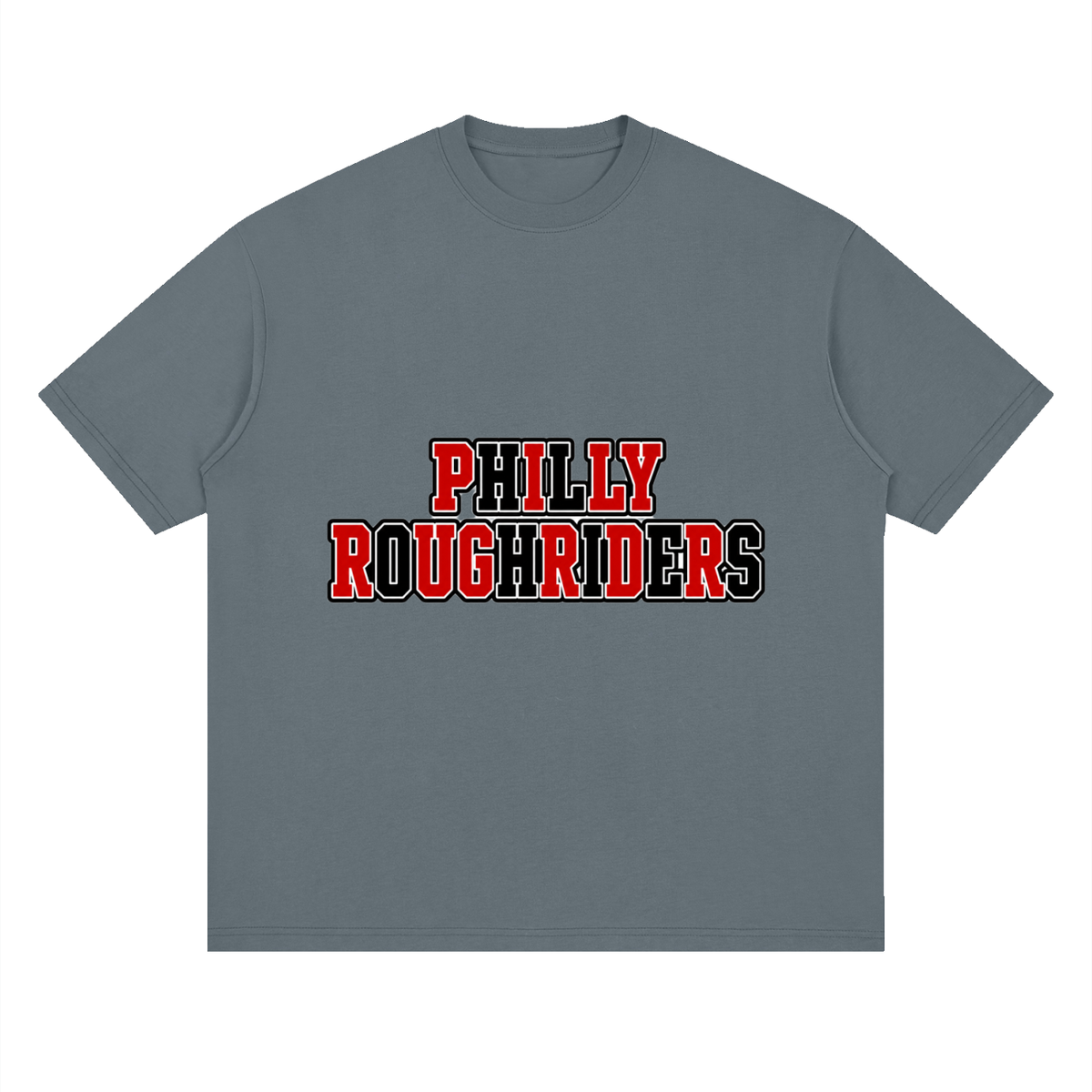Philly Roughriders Streetwear Loose Drop Shoulder T-Shirt