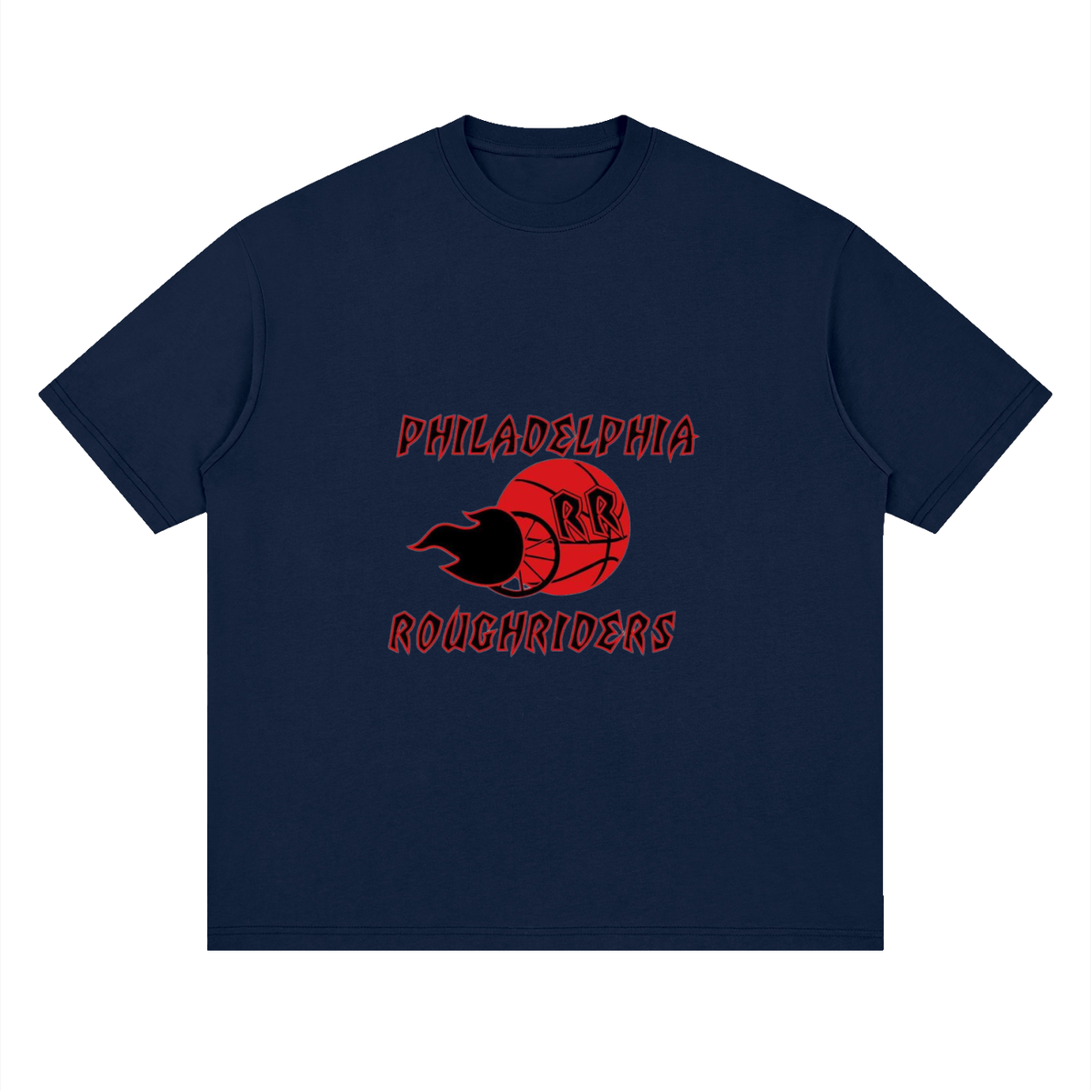 Philly RoughRiders Streetwear Loose Drop Shoulder T-Shirt
