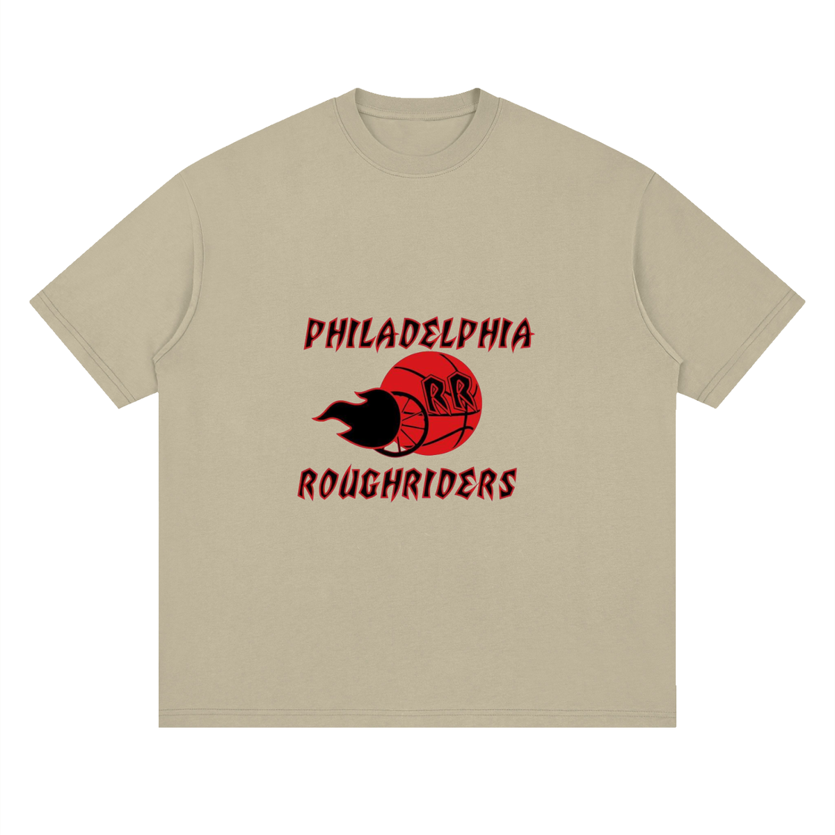 Philly RoughRiders Streetwear Loose Drop Shoulder T-Shirt