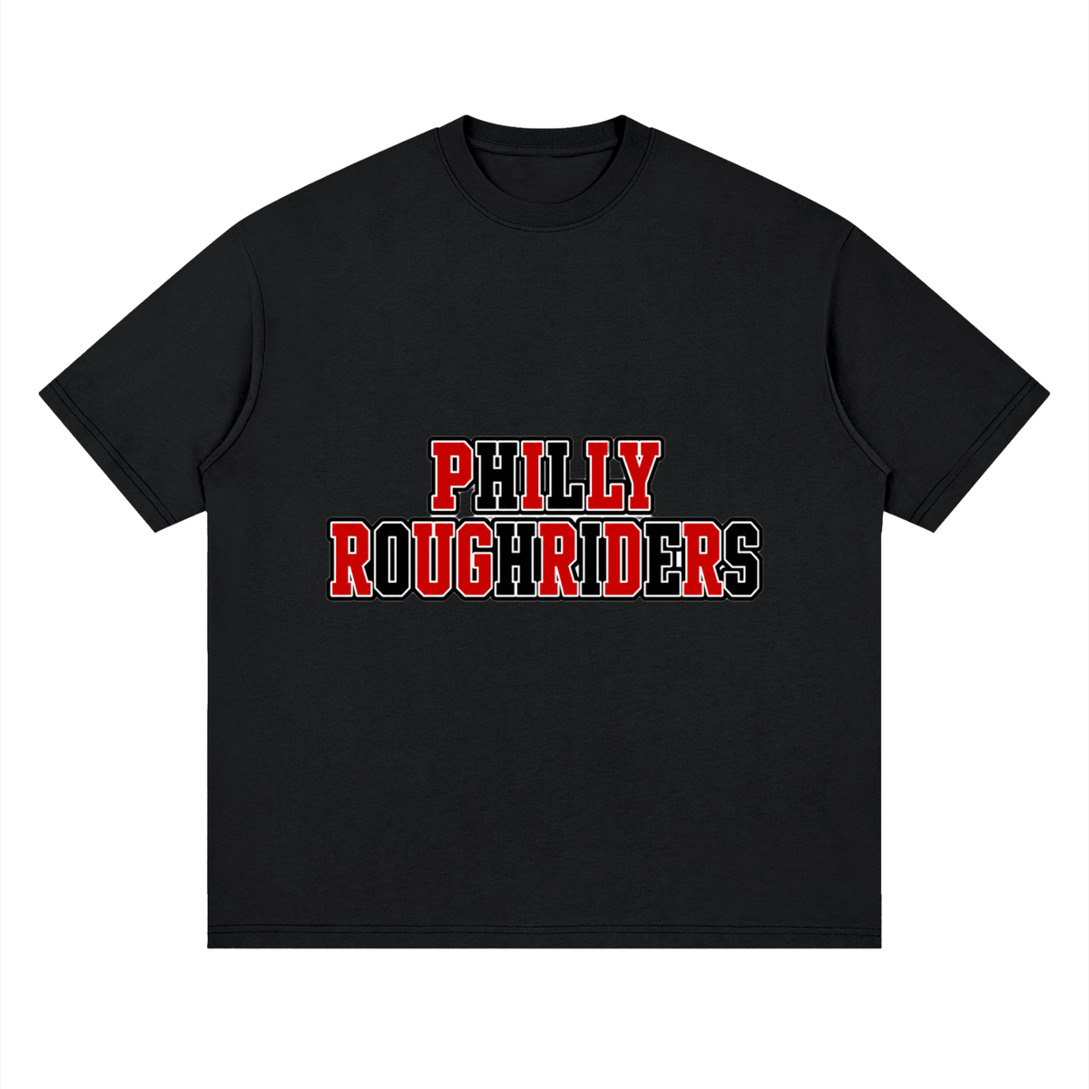 Philly Roughriders Streetwear Loose Drop Shoulder T-Shirt