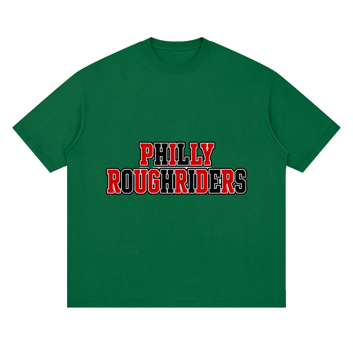Philly Roughriders Streetwear Loose Drop Shoulder T-Shirt