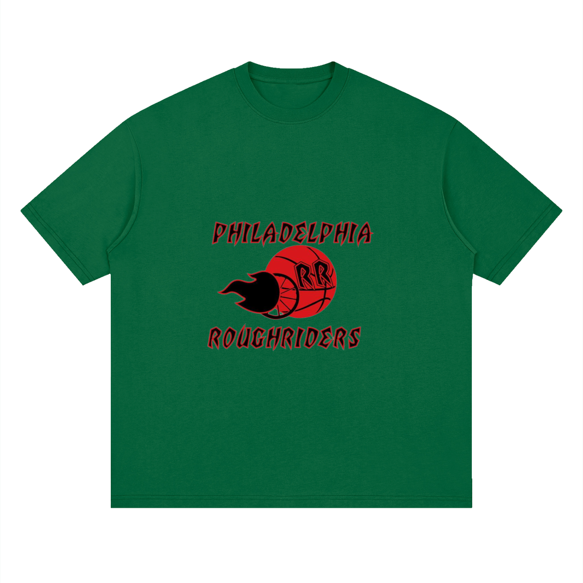Philly RoughRiders Streetwear Loose Drop Shoulder T-Shirt