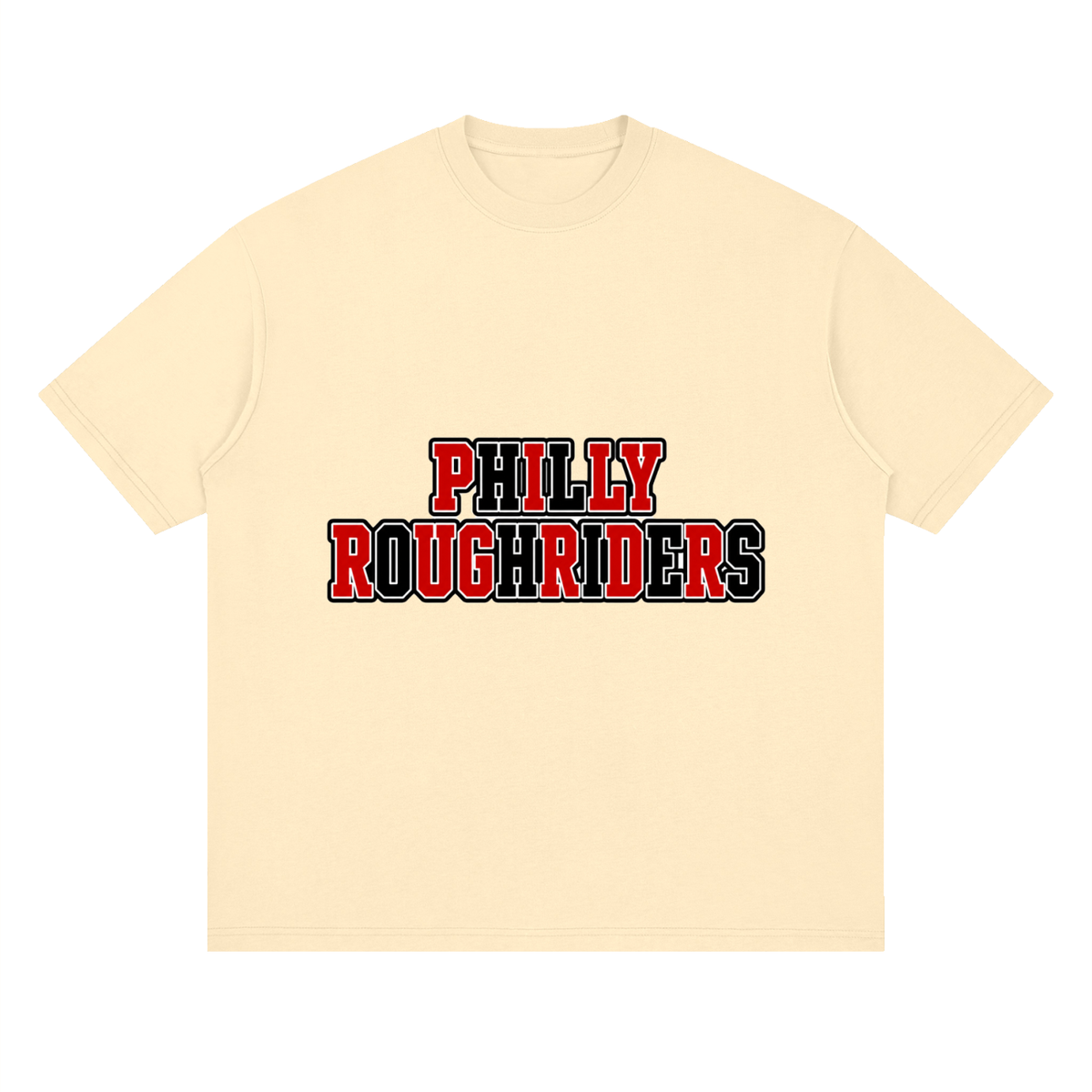Philly Roughriders Streetwear Loose Drop Shoulder T-Shirt
