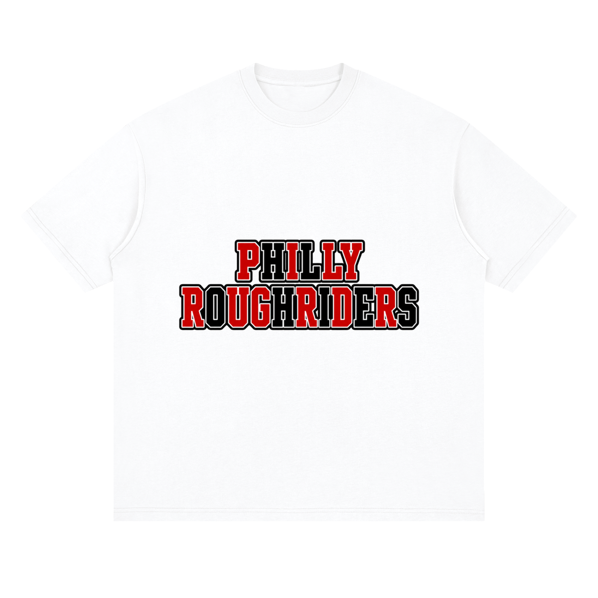 Philly Roughriders Streetwear Loose Drop Shoulder T-Shirt