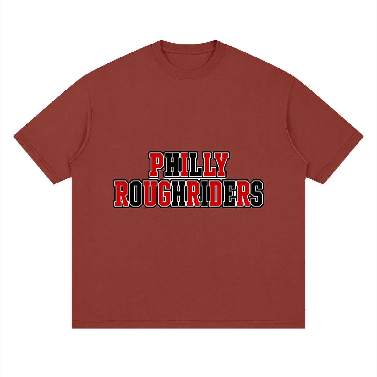 Philly Roughriders Streetwear Loose Drop Shoulder T-Shirt