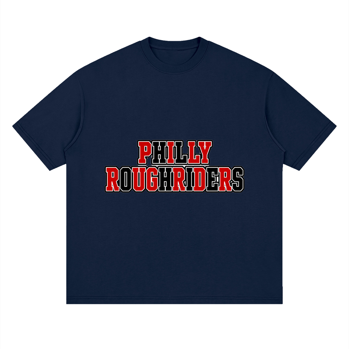 Philly Roughriders Streetwear Loose Drop Shoulder T-Shirt