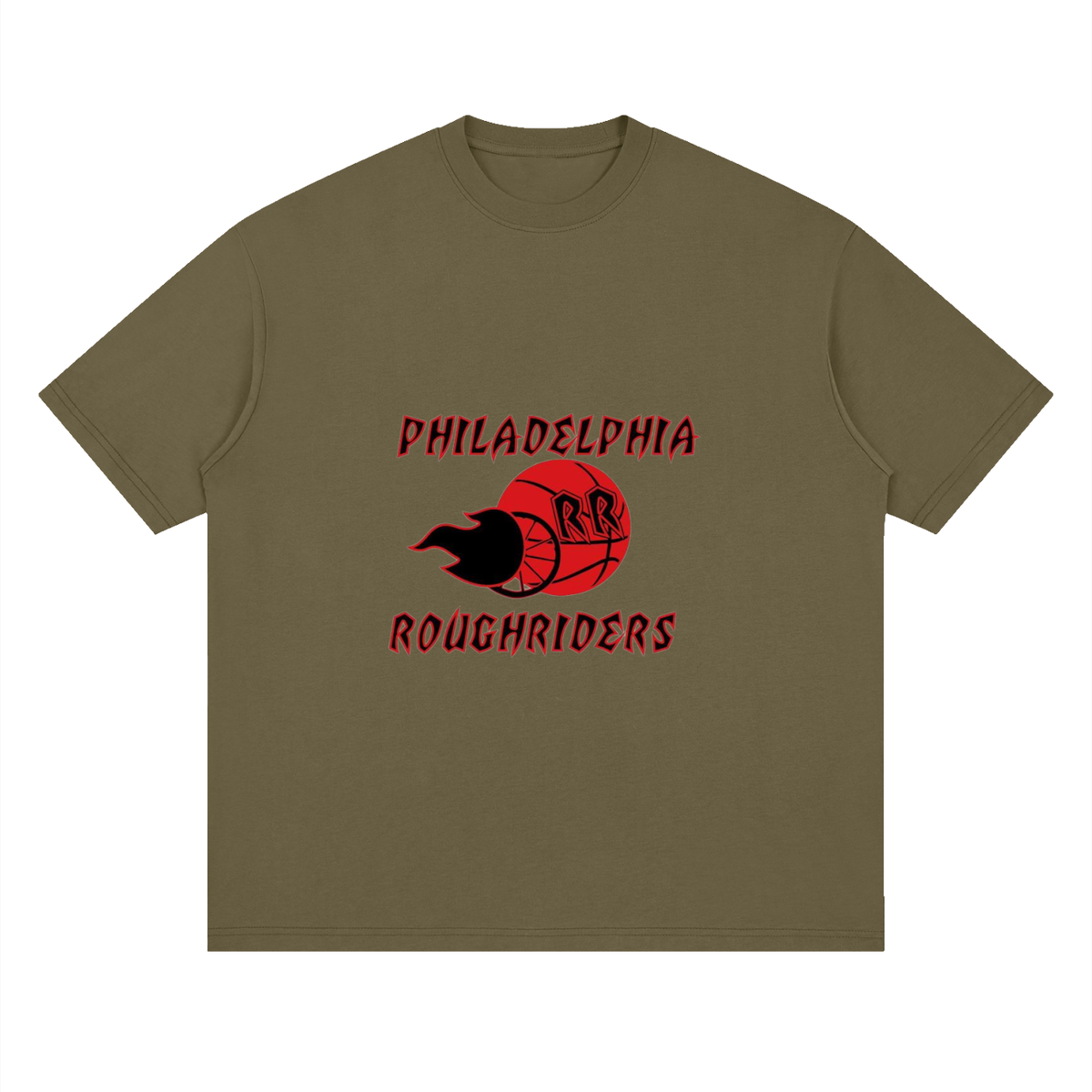 Philly RoughRiders Streetwear Loose Drop Shoulder T-Shirt