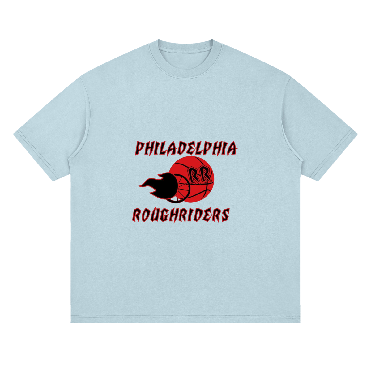 Philly RoughRiders Streetwear Loose Drop Shoulder T-Shirt