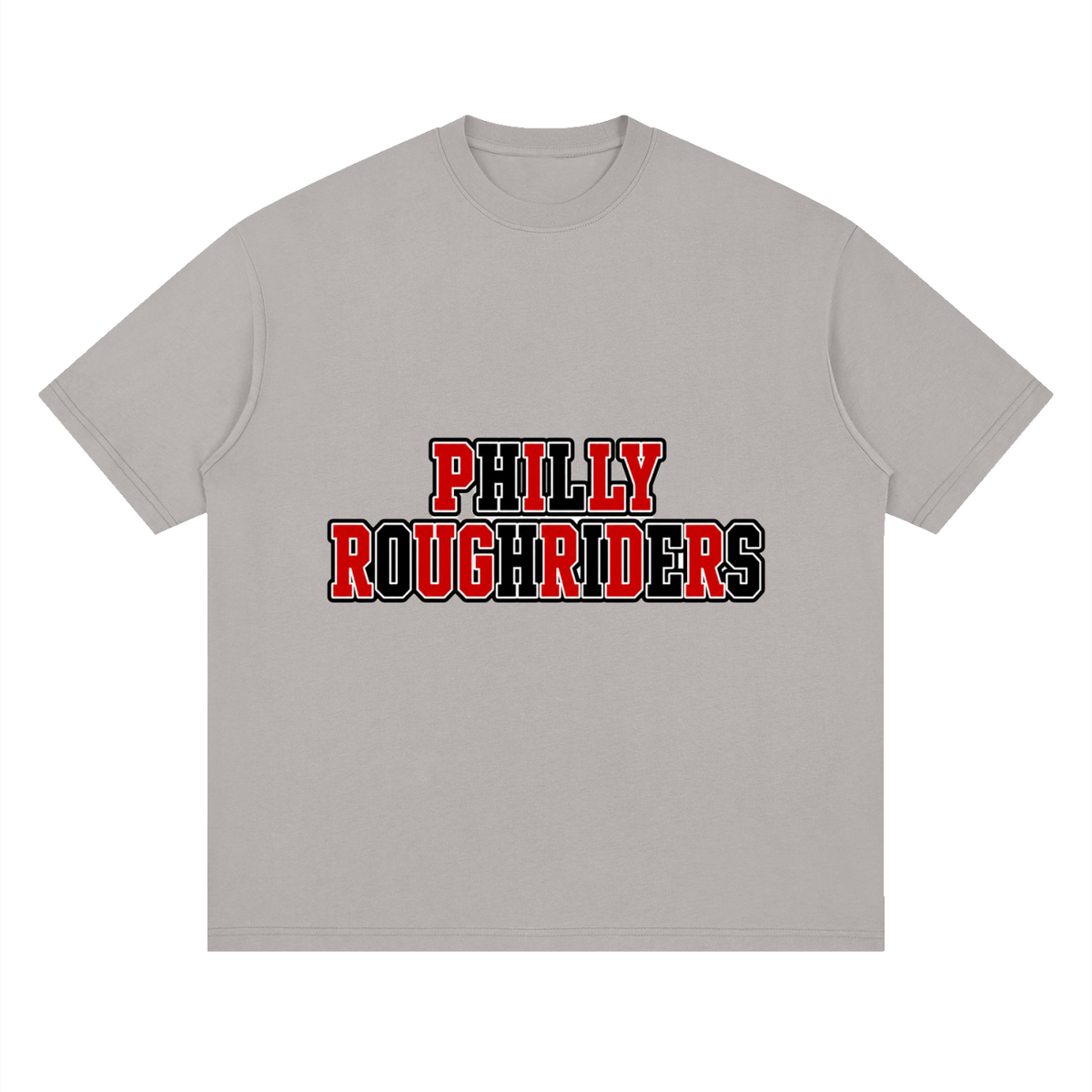Philly Roughriders Streetwear Loose Drop Shoulder T-Shirt