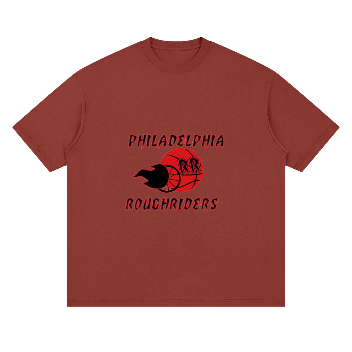 Philly RoughRiders Streetwear Loose Drop Shoulder T-Shirt