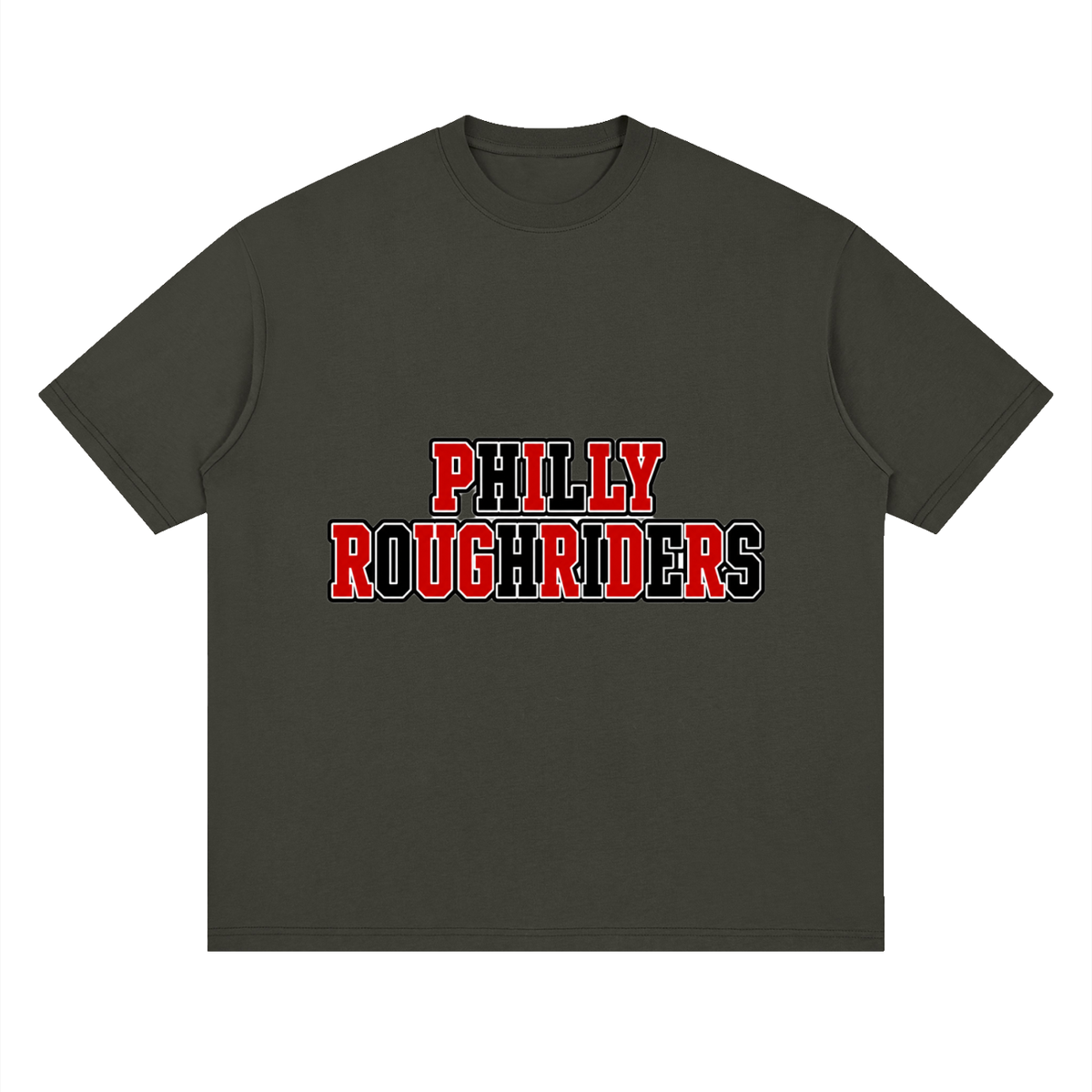 Philly Roughriders Streetwear Loose Drop Shoulder T-Shirt